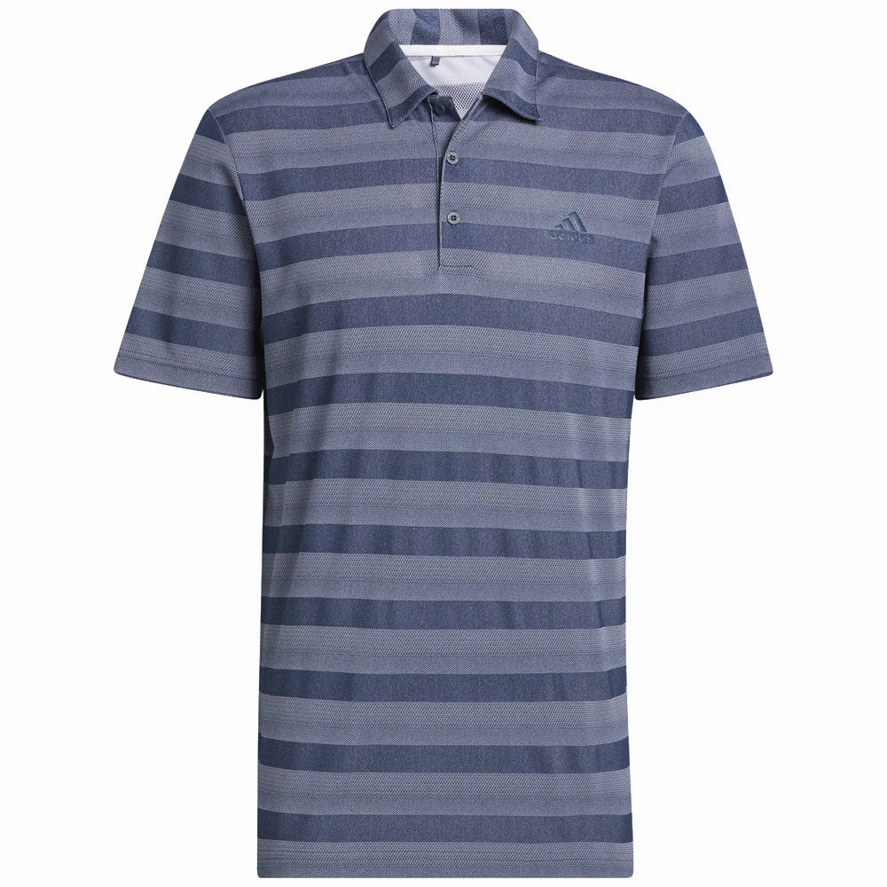 Essential Casual Regular fit normality adidas Two Colour Stripe Primegreen Polo Shirt - Crew Navy/White