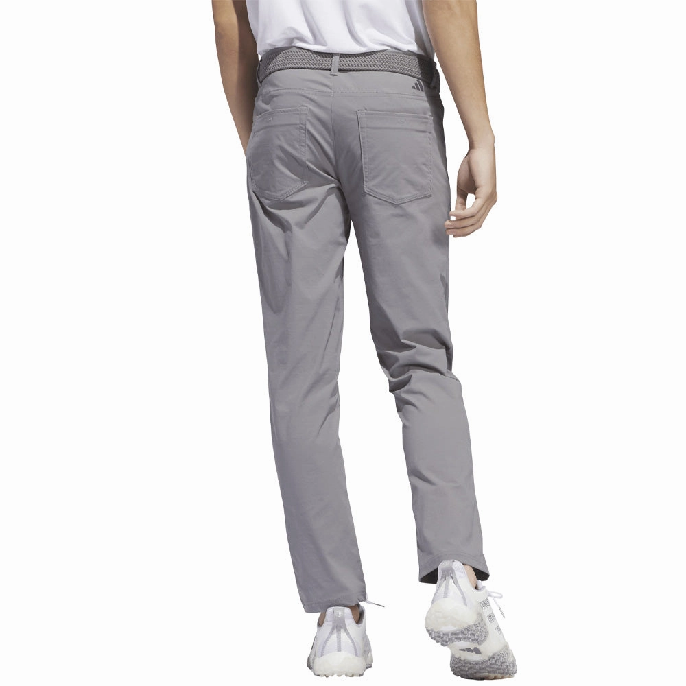adidas Ultimate365 5-Pocket Trouser - Grey Three WrinkleFreeFinish Easy Flex Design