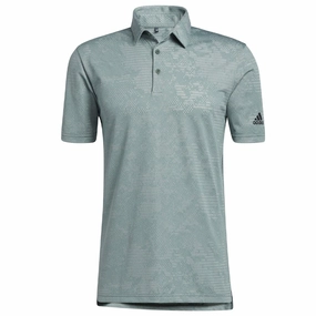 Simple yet stylish adidas Ultimate365 Camo Polo - Green Oxide/Grey Two