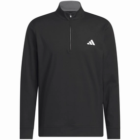 adidas Ultimate365 Classic 1/4 Zip Pullover - Black product future prospects Simple Wear