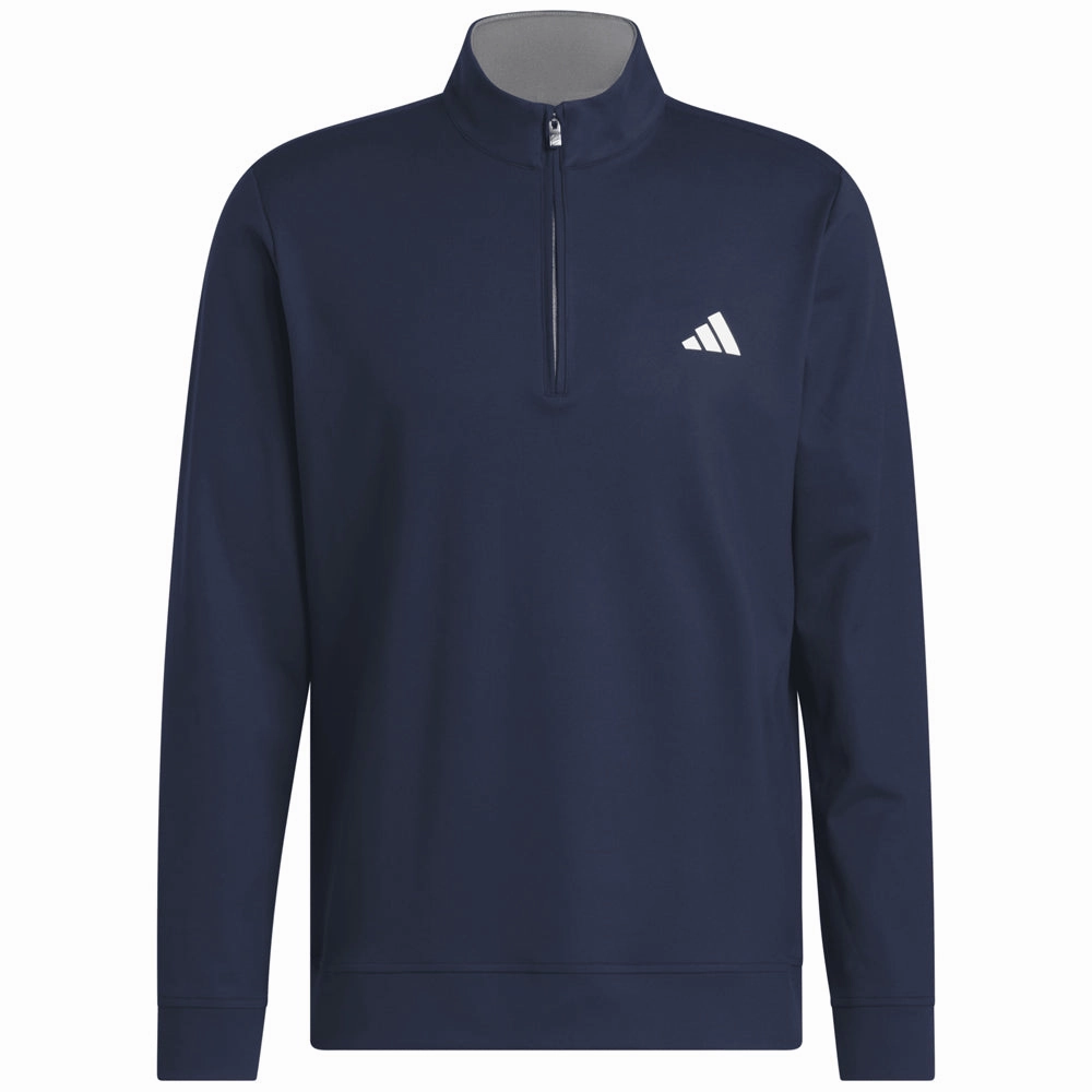 Stretchy adidas Ultimate365 Classic 1/4 Zip Pullover - Collegiate Navy