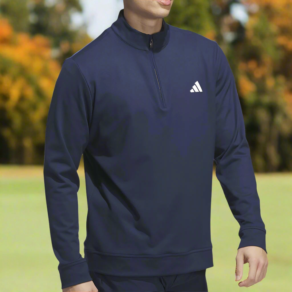 adidas Ultimate365 Classic 1/4 Zip Pullover - Collegiate Navy Autumn Wear