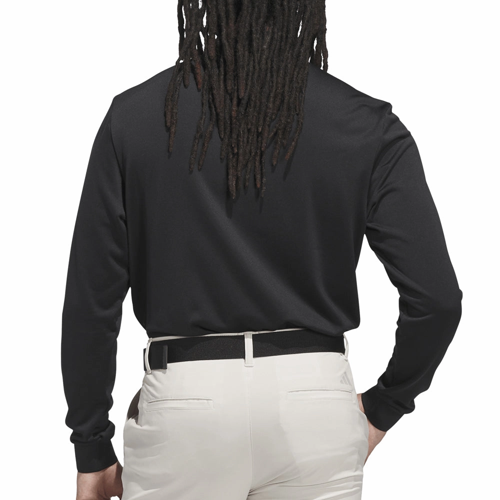 adidas Ultimate365 Cold.rdy Long Sleeve Polo Shirt - Black Comfy Vibes Slim fit clothing