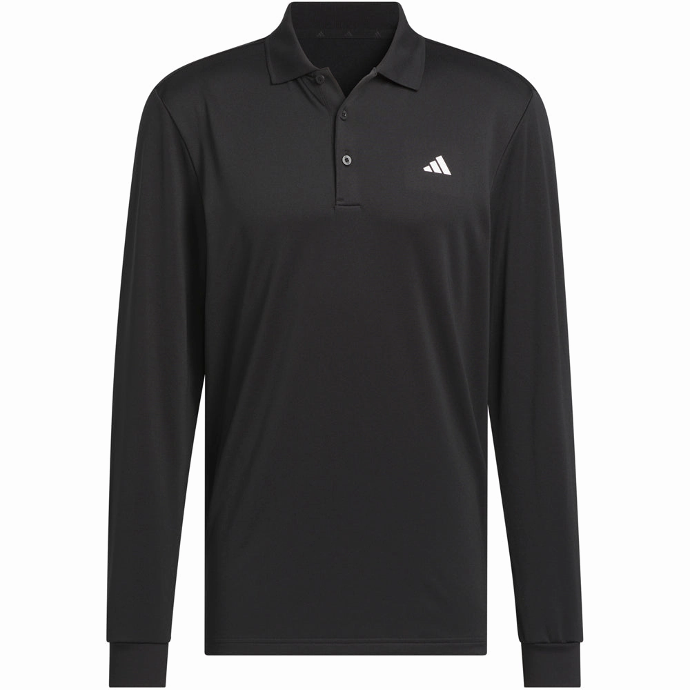 adidas Ultimate365 Cold.rdy Long Sleeve Polo Shirt - Black Sleep Cozy Layering