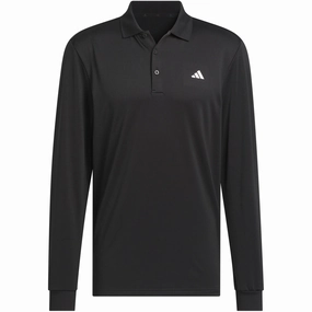 adidas Ultimate365 Cold.rdy Long Sleeve Polo Shirt - Black Sleep Cozy Layering