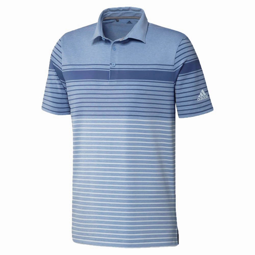 Minimal Fashion Versatile Option adidas Ultimate365 Engineered Heathered Polo Shirt - Trace Royal/Sky Tint/Light Blue