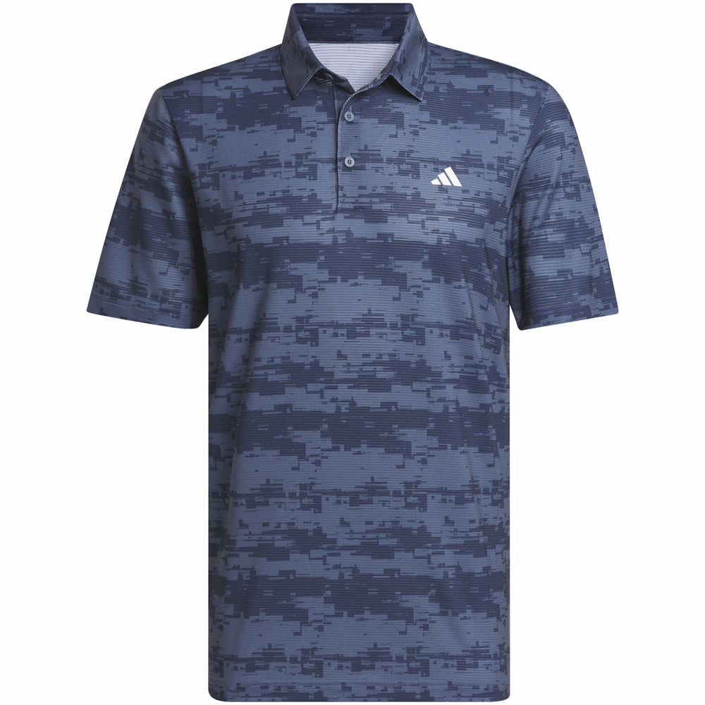 adidas Ultimate365 HEAT.RDY Stripe Polo Shirt - Preloved Ink/Collegiate Navy Workout Gear Sporty Look Wear