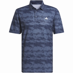 adidas Ultimate365 HEAT.RDY Stripe Polo Shirt - Preloved Ink/Collegiate Navy Workout Gear Sporty Look Wear