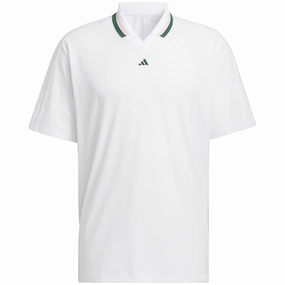 adidas Ultimate365 Jersey Polo Shirt - White Unisex Minimalist Look
