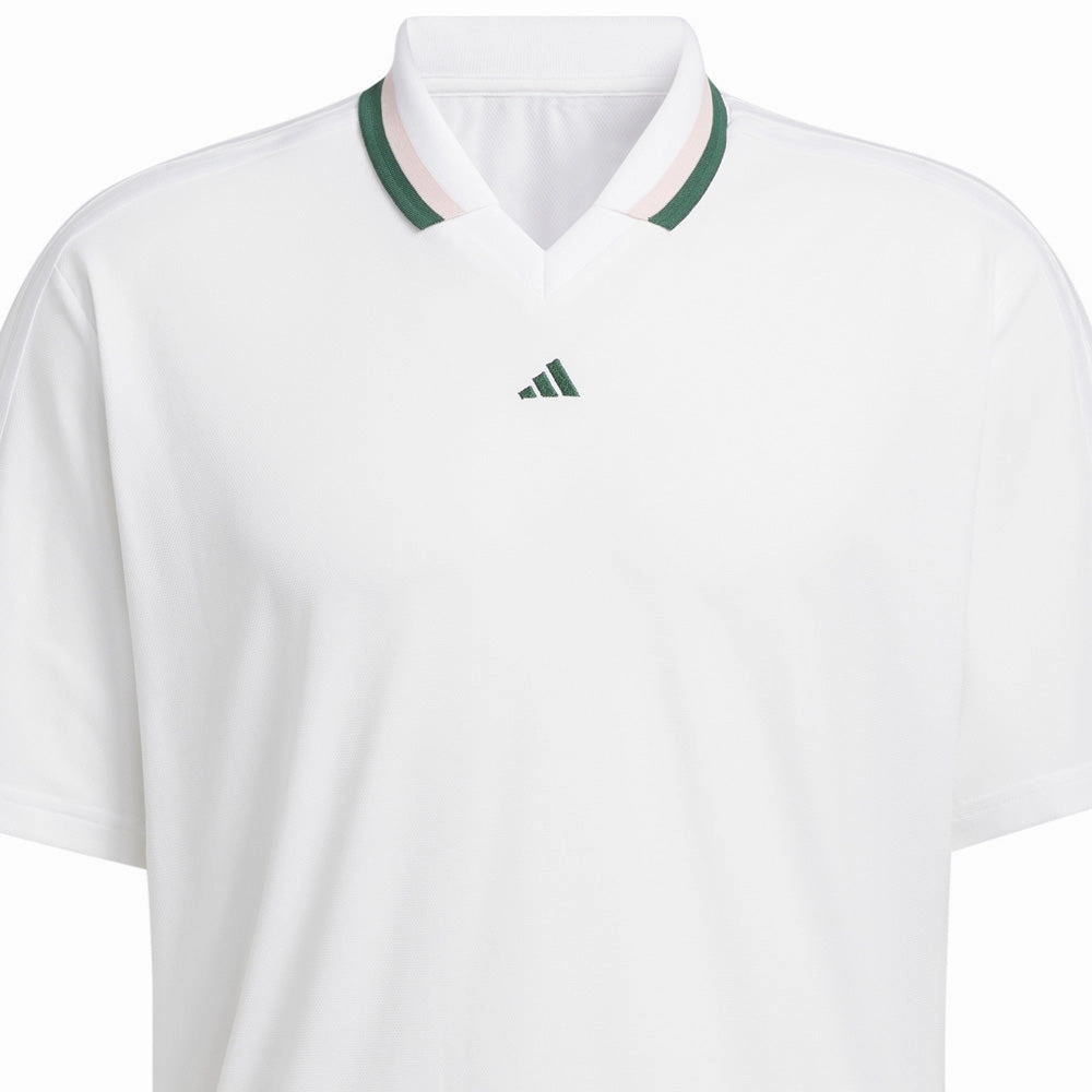 easy to pair adidas Ultimate365 Jersey Polo Shirt - White