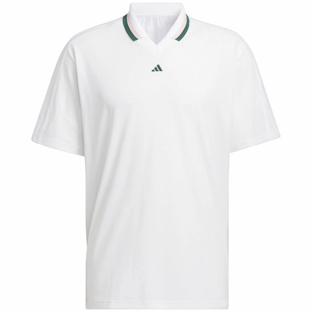 adidas Ultimate365 Jersey Polo Shirt - White Unisex Minimalist Look