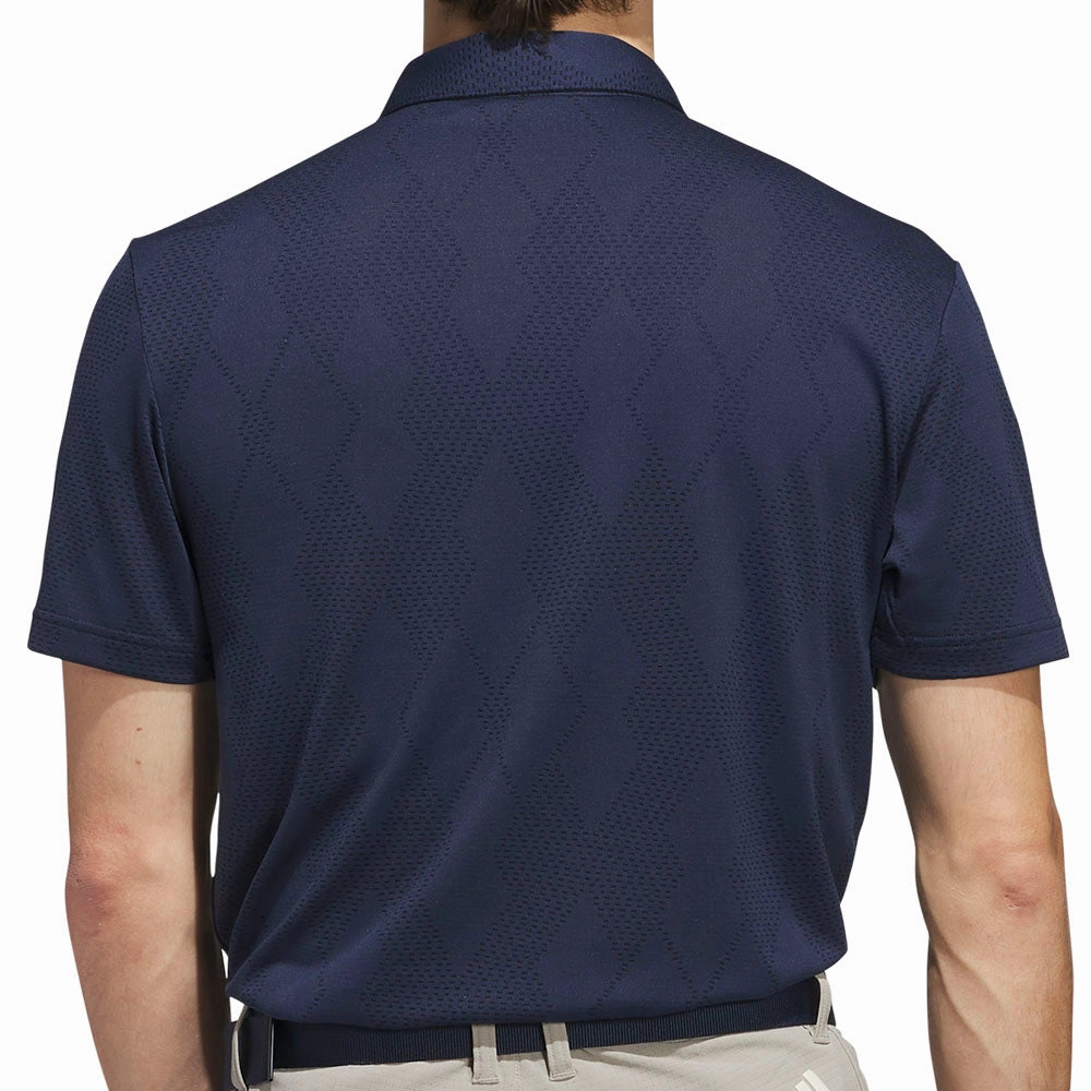 adidas Ultimate365 Micro Texture Polo Shirt - Collegiate Navy Winter Layer