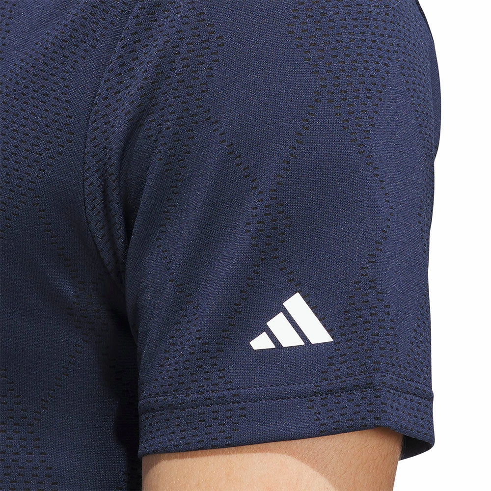 adidas Ultimate365 Micro Texture Polo Shirt - Collegiate Navy Fresh Outfit Style Odor Resistant Material