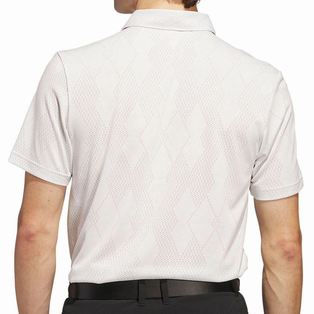 Cozy Layer adidas Ultimate365 Micro Texture Polo Shirt - White