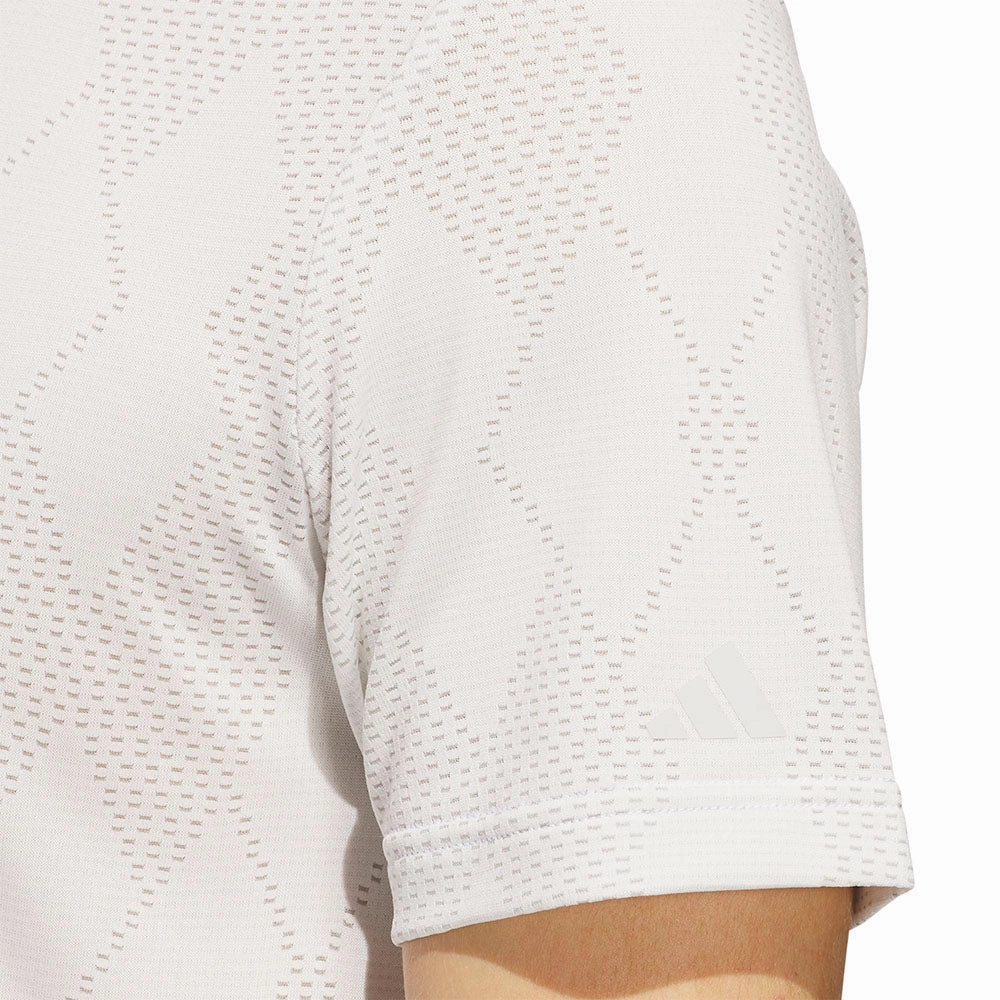 Chic Wear adidas Ultimate365 Micro Texture Polo Shirt - White