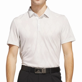 adidas Ultimate365 Micro Texture Polo Shirt - White Modern innovation