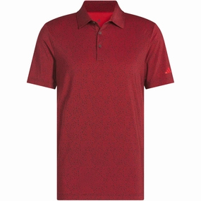 adidas Ultimate365 Mini Bunker Polo Shirt - Aurora Ruby Versatile Layering Piece Thermal Regulating Layer