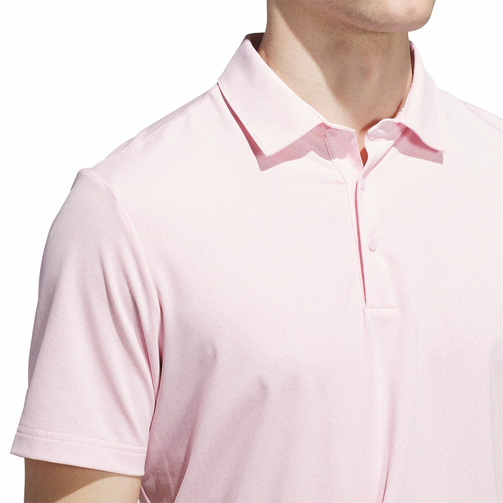 Minimal Fashion adidas Ultimate365 Mini Bunker Polo Shirt - Clear Pink