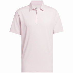 adidas Ultimate365 Mini Bunker Polo Shirt - Clear Pink High Density Cotton spring fashion
