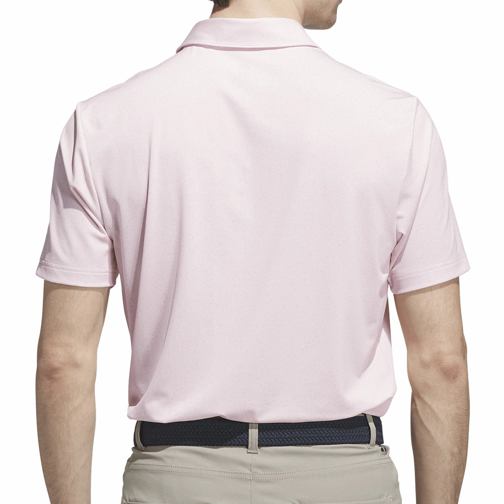 adidas Ultimate365 Mini Bunker Polo Shirt - Clear Pink Chic Outfit Perfect Layer Wear