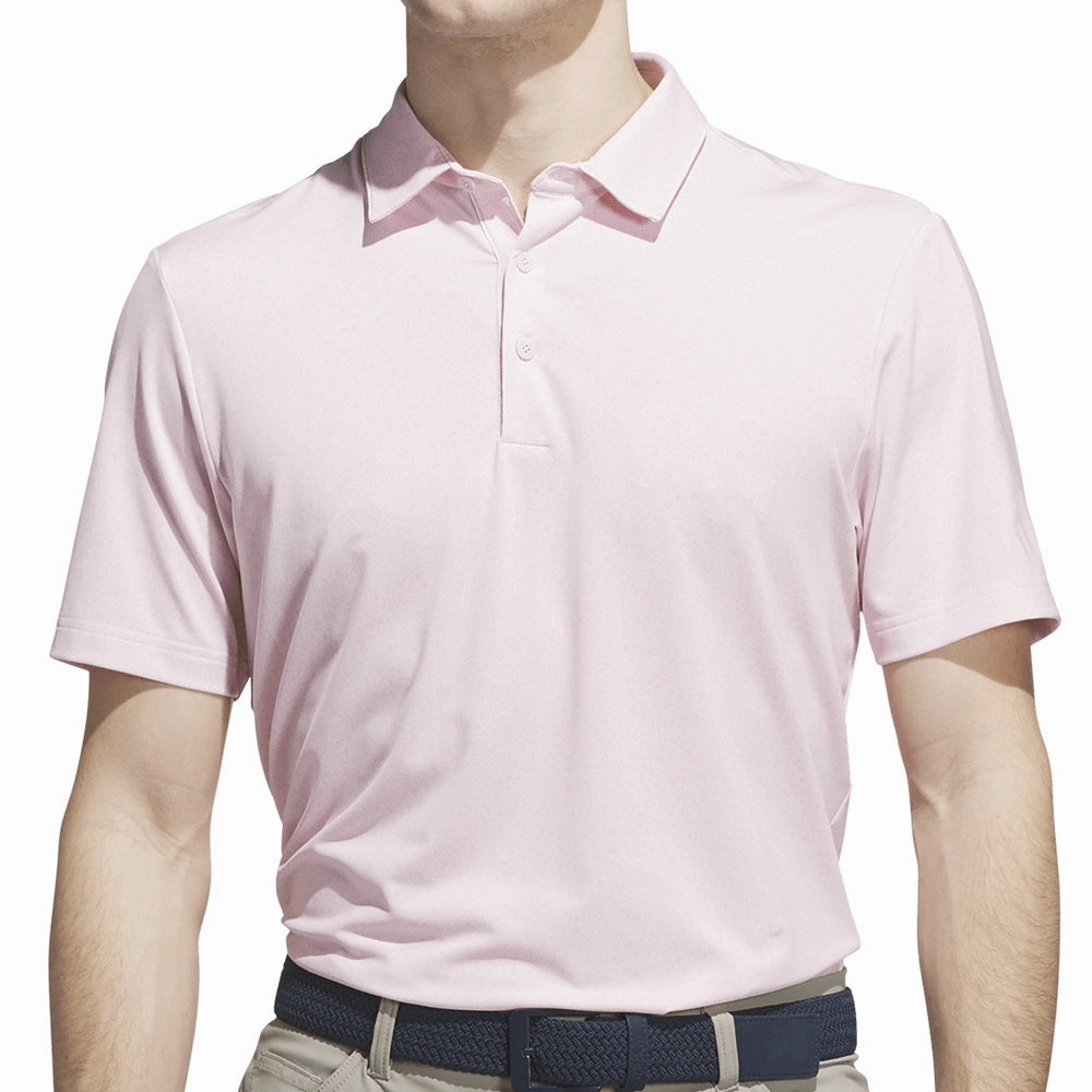 adidas Ultimate365 Mini Bunker Polo Shirt - Clear Pink Essential Fashion Breathable touch