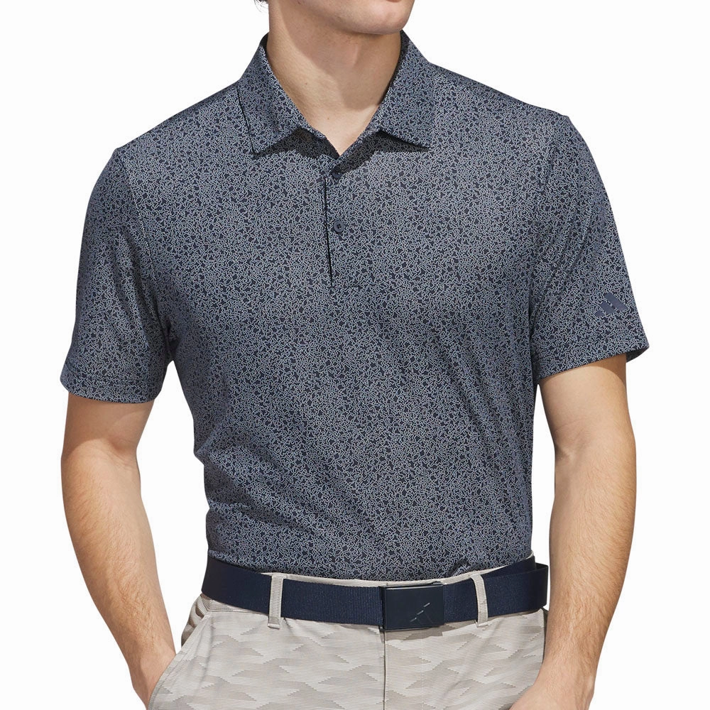 adidas Ultimate365 Mini Bunker Polo Shirt - Collegiate Navy black friday Non Shrink Material