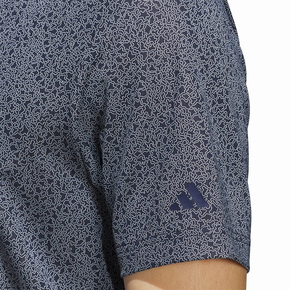 adidas Ultimate365 Mini Bunker Polo Shirt - Collegiate Navy MinimalistDesign Anti Static Treatment