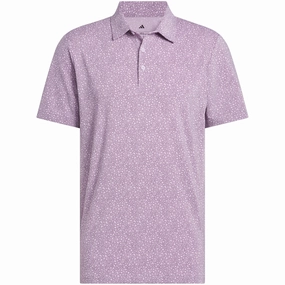 adidas Ultimate365 Mini Bunker Polo Shirt - Powder Plum Versatile Design