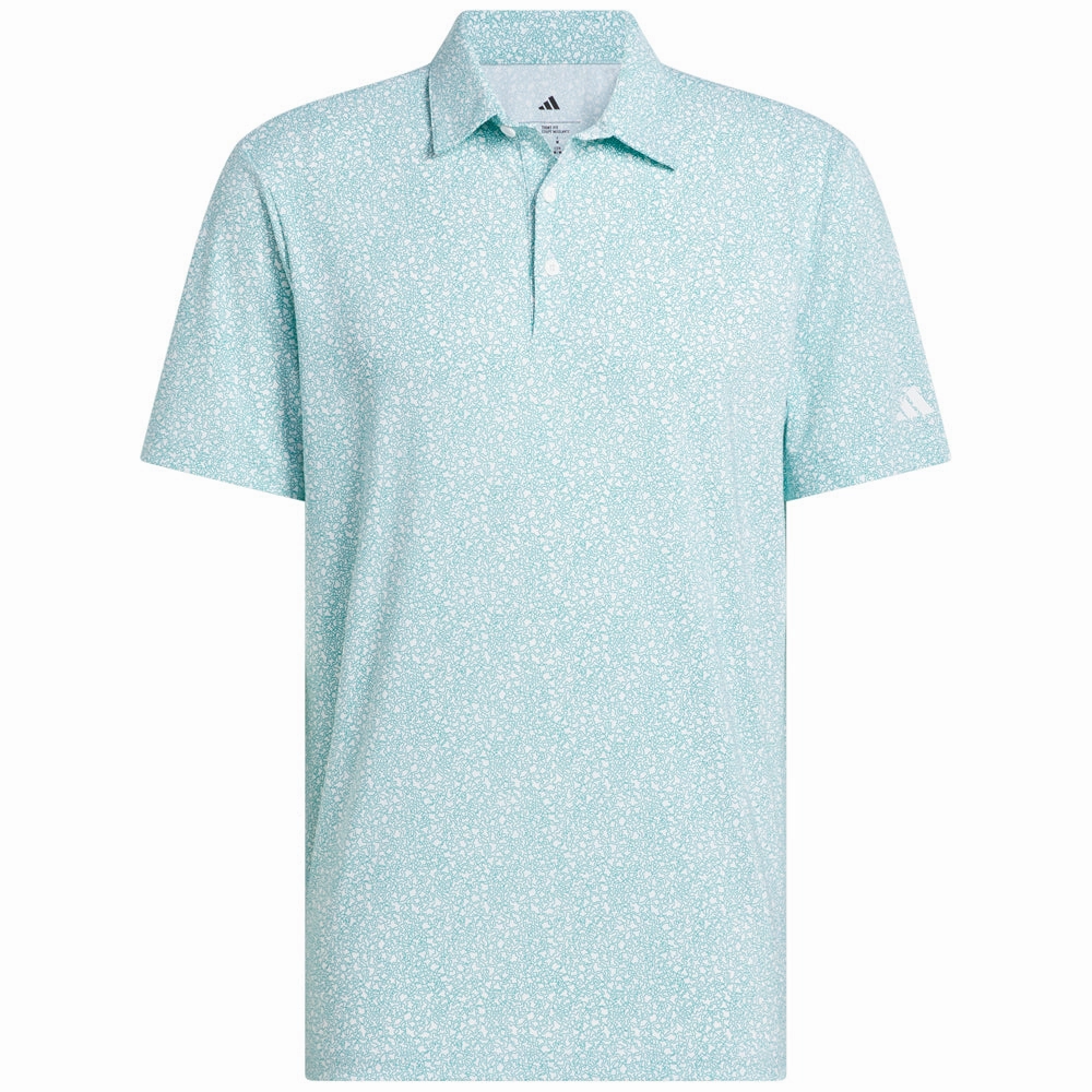 Trendy Vibe adidas Ultimate365 Mini Bunker Polo Shirt - Pure Teal