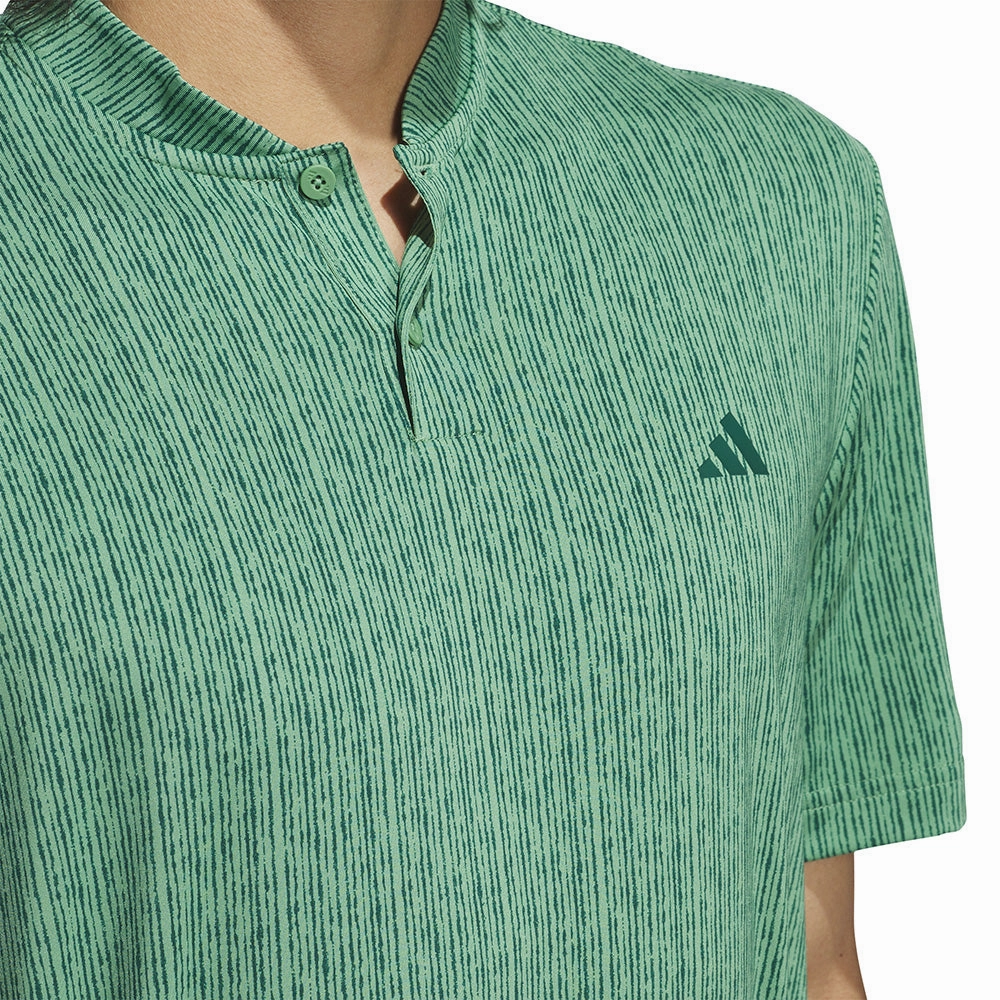 adidas Ultimate365 Printed Polo Shirt - Preloved Green/Collegiate Green suitable for all genders Wide Neck Opening