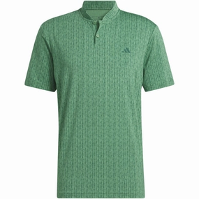 adidas Ultimate365 Printed Polo Shirt - Preloved Green/Collegiate Green Effortless Comfort Wear