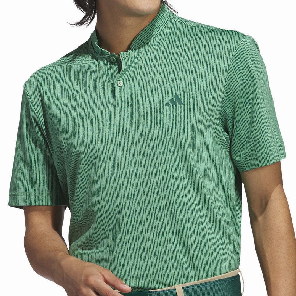 adidas Ultimate365 Printed Polo Shirt - Preloved Green/Collegiate Green Essential Wear