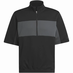 adidas Ultimate365 Short Sleeve 1/2 Zip Pullover - Black product premium quality assurance