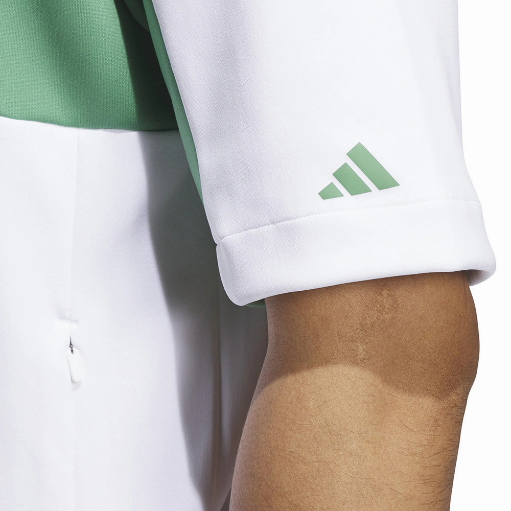All-Day Wear adidas Ultimate365 Short Sleeve 1/2 Zip Pullover - White