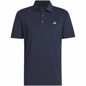 adidas Ultimate365 Solid Polo Shirt - Collegiate Navy No Slip Shoulder Design Comfortable Look