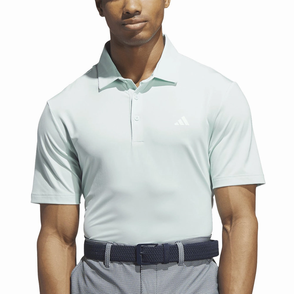 adidas Ultimate365 Solid Polo Shirt - Semi Flash Aqua Sustainable Fibers