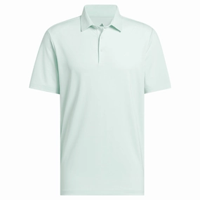 adidas Ultimate365 Solid Polo Shirt - Semi Flash Aqua Sustainable Material Blend anti static coating