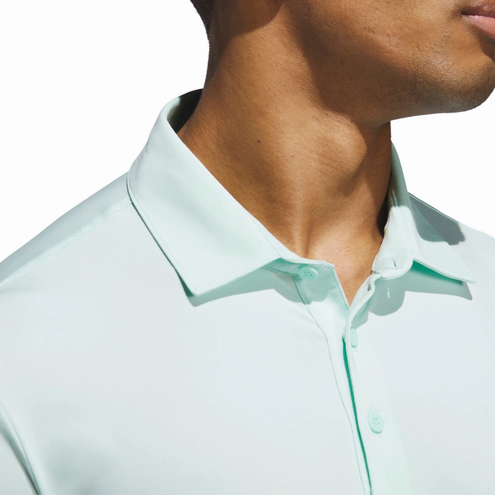 Oversized Fit adidas Ultimate365 Solid Polo Shirt - Semi Flash Aqua