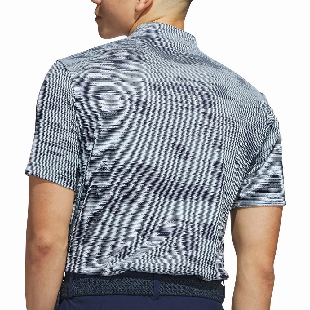 adidas Ultimate365 Sport Collar Polo Shirt - Wonder Blue Buttery Soft Fabric
