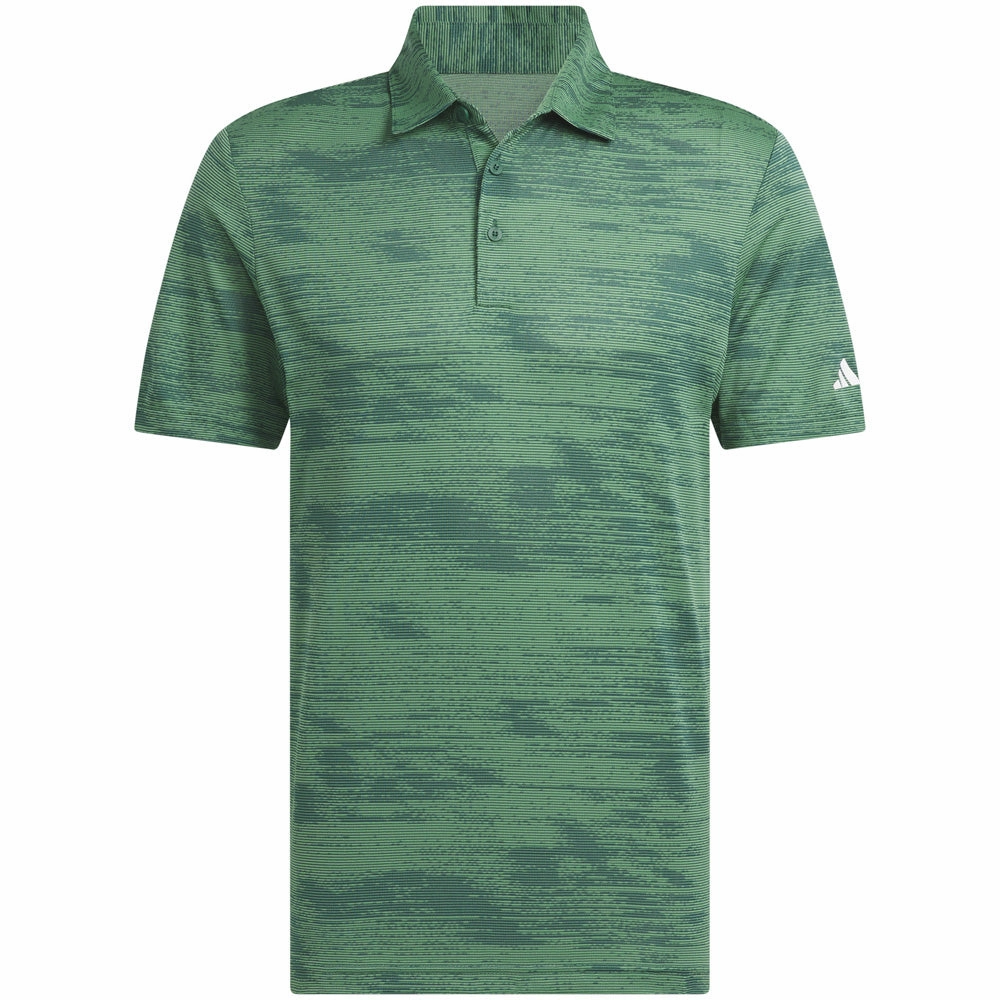 adidas Ultimate365 Textured Stripe Polo Shirt - Preloved Green/Collegiate Green Trendy popularity