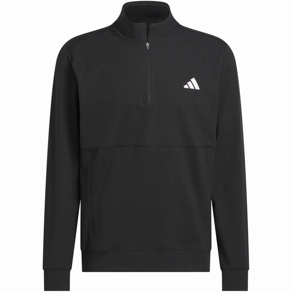 Relaxed Essentials Sporty Fashion adidas Ultimate365 Tour 1/4 Zip Pullover - Black