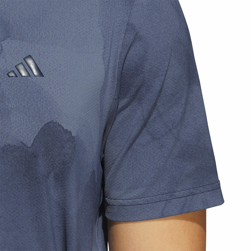 UltraSoftBrushedInterior adidas Ultimate365 Tour Adicool LC Polo Shirt - Collegiate Navy/Preloved Ink