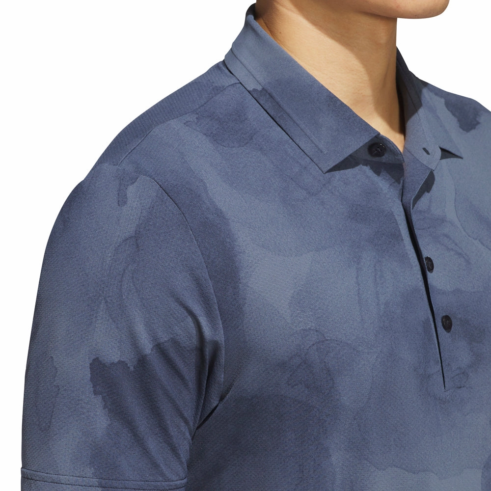 adidas Ultimate365 Tour Adicool LC Polo Shirt - Collegiate Navy/Preloved Ink EcoFriendlyMaterial