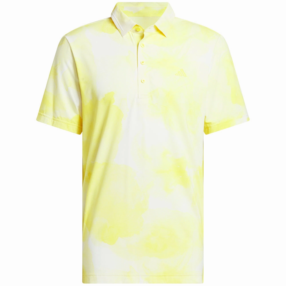 FlexibleCollarOptions Informal charm adidas Ultimate365 Tour Adicool LC Polo Shirt - Pure Sulfur/White