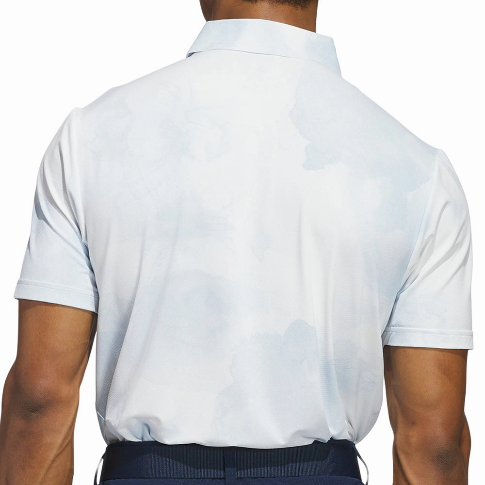Active Outfit adidas Ultimate365 Tour Adicool LC Polo Shirt - Wonder Blue/White