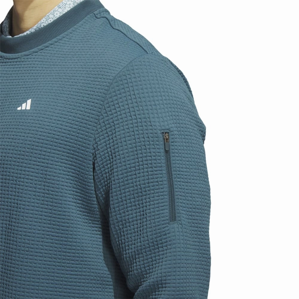 Hooded Essential Layer adidas Ultimate365 Tour Cold.Rdy Crewneck - Arctic Night