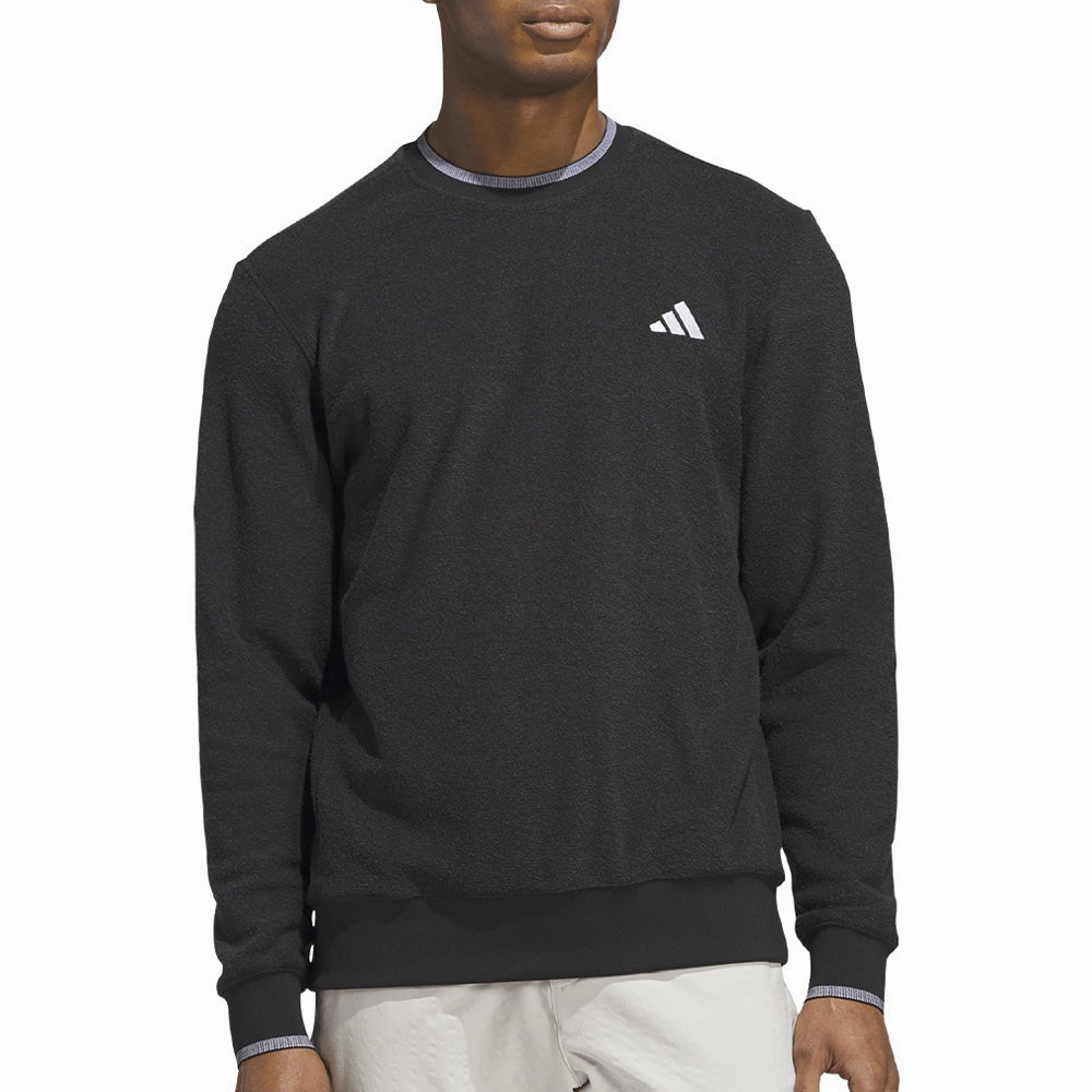 Running Top adidas Ultimate365 Tour Crewneck Sweatshirt - Black