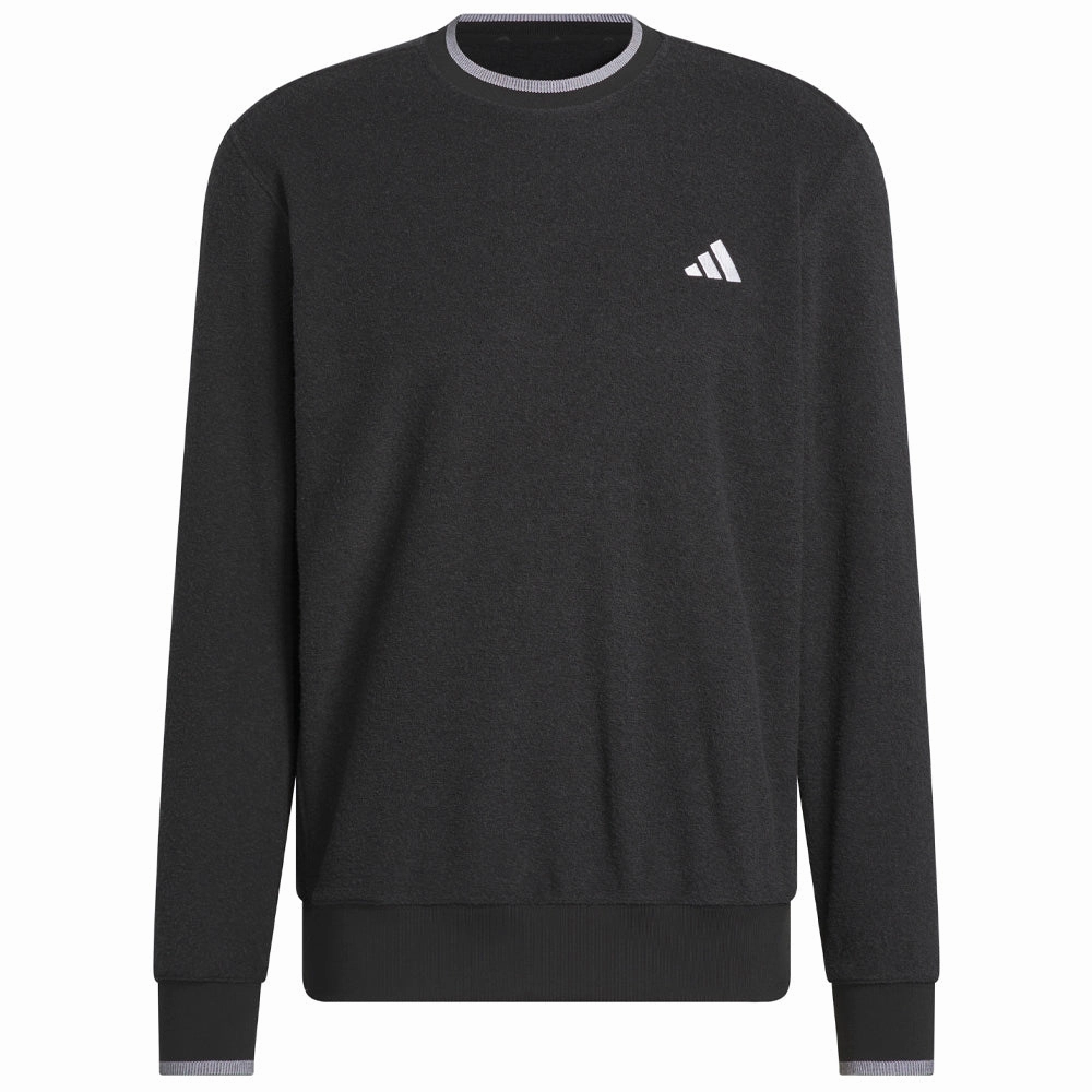 adidas Ultimate365 Tour Crewneck Sweatshirt - Black Athleisure Look