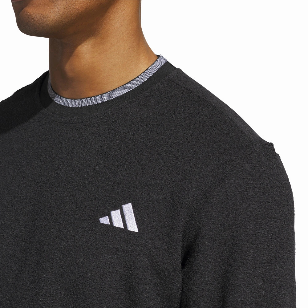 product personalization Fashion Wearable adidas Ultimate365 Tour Crewneck Sweatshirt - Black