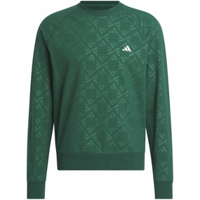 adidas Ultimate365 Tour Sweatshirt - Collegiate Green Basic Wear Denim